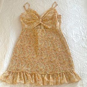 Floral Smocked Mini Sundress
